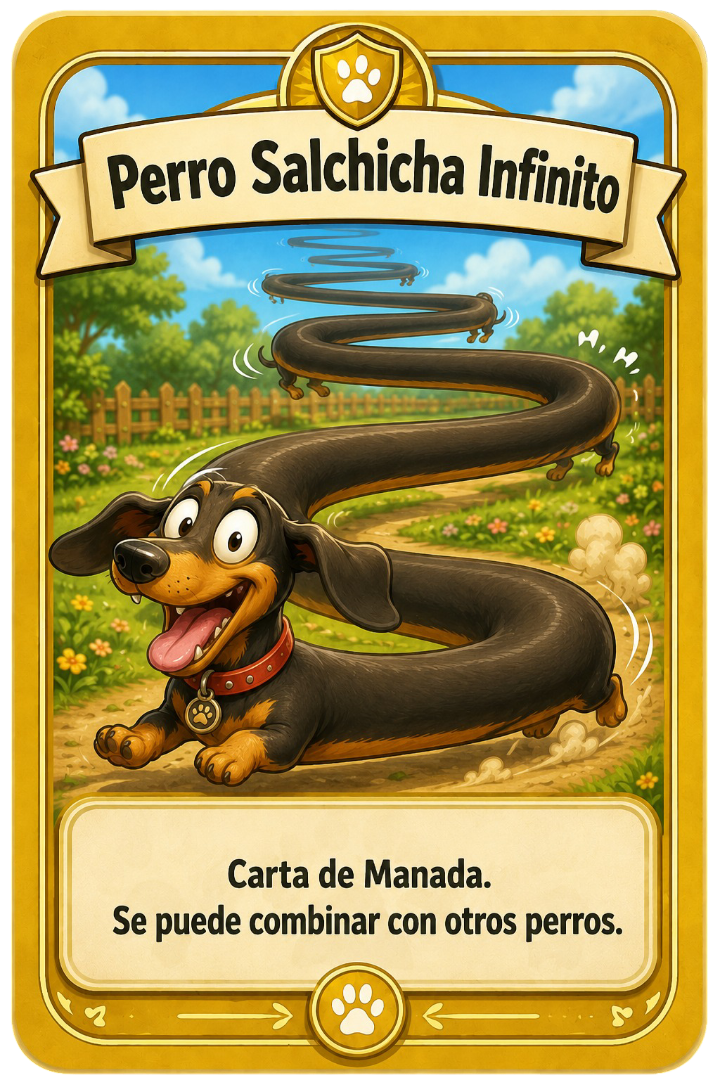 Carta Perro Salchicha Infinito